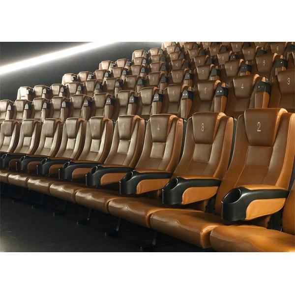 Fireproof Foam Density Public Theater Seating Movie Theater Chairs