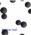 Low Temprature Resistant HNBR Solid Industrial Ball , Rubber Medicine Ball