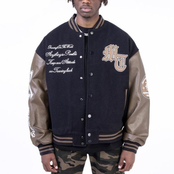 Clothing Manufacturers Custom College Vintage Jacket Mens Streetwear Varsity