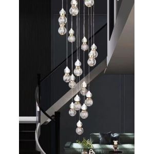 Modern Light Luxury Staircase Long Pendant Lamp 5KG Weight AC 110-240V Input