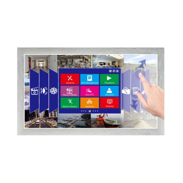 AHD NVR DVR Multi Channel Dvr Recorder 3 In 1 Build In 21.5 Inch LCD Touch