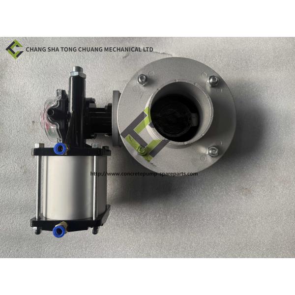 Single flange pneumatic butterfly valve of concrete mixing plant fittings