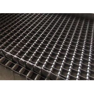 Quality Pasteurizing Food Garde Eye Link Conveyor Belt Variable Wire Spacing Flat Surface for sale