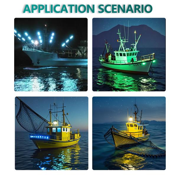 High-Power Fish Gathering Light – Efficient Fishing Light with Flip Chip, High Lumen Output, and Burnout Resistance | Available in 1000W, 1200W, 1800W