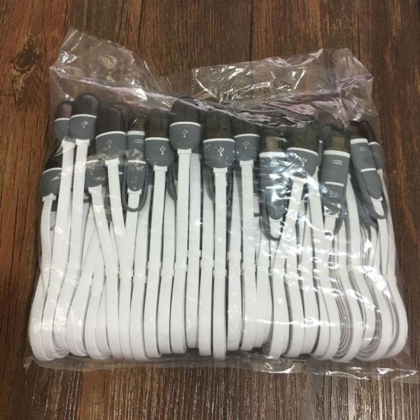 2 In 1 Multi Use Mobile Phone Micro Usb Cable For Iphone Android Cable Charger