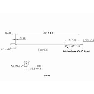 3/8*10" Carriage Bolt,Zinc plating, Rohs