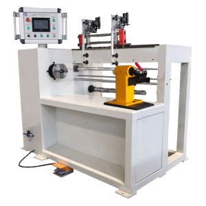 Quality Automatic Coil Winding Machine With Servo Motor Driven Two Wire Guides for sale