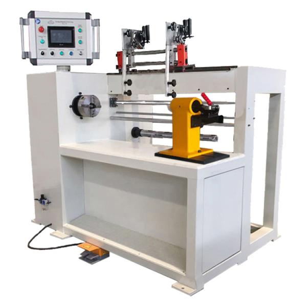 Buy Automatic Coil Winding Machine With Servo Motor Driven Two Wire Guides at wholesale prices