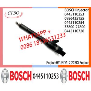 BOSCH Common fuel Injector 0445110253 0445110254 0445110726 0986435155 33800