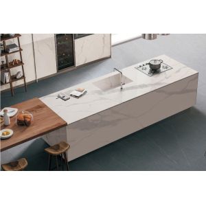 AAA White Sintered Stone Slab 1600x3200mm Matte Surface