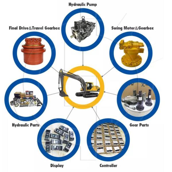 NACHI PVK-2B-50/505 Hydraulic Pump Motor Parts Excavator ZAX55 PC55 PC56 PC50