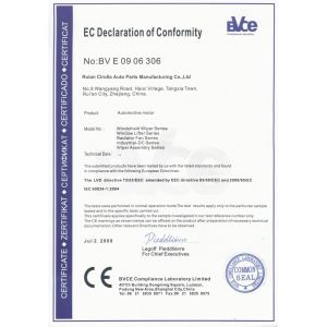 Cirolla Motor Co.,Ltd Certifications