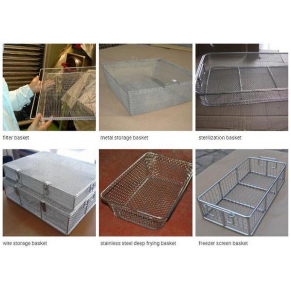 Round Stainless Steel Wire Mesh Baskets/ 304 316 Wire Mesh Filter Basket