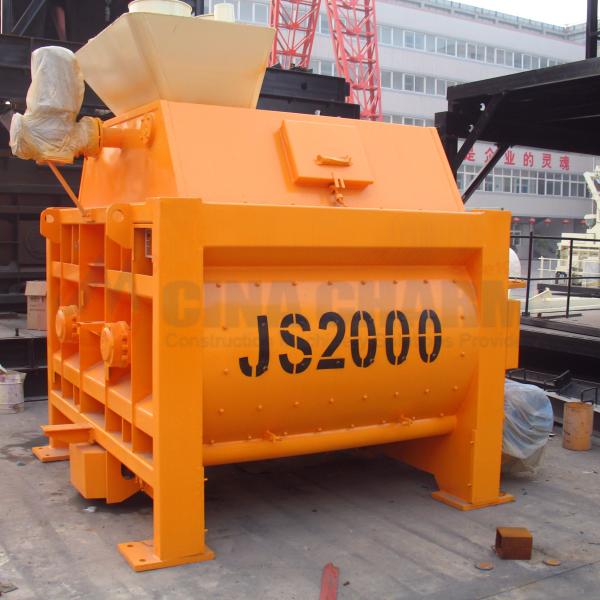 2m3 Concrete Mixer Machine , Belle Electric Cement Mixer With Low Noise
