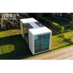 Modern Modular Space Capsule House with Galvanized Steel Frame