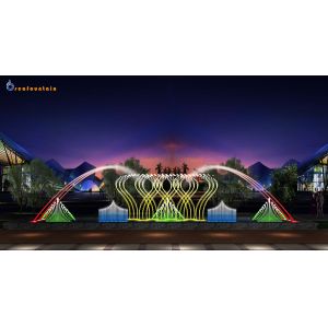 Latest design portable stainless easy install fountain control system