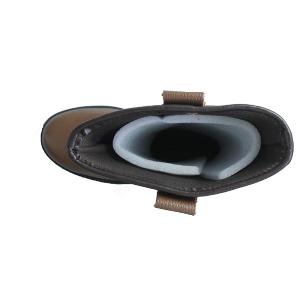 Shengjie Steel Toe Cap Lace Up Cut Safe Boots With Anti Slip And Shock Absorbing PU Sole Heel Protect Safety Shoes