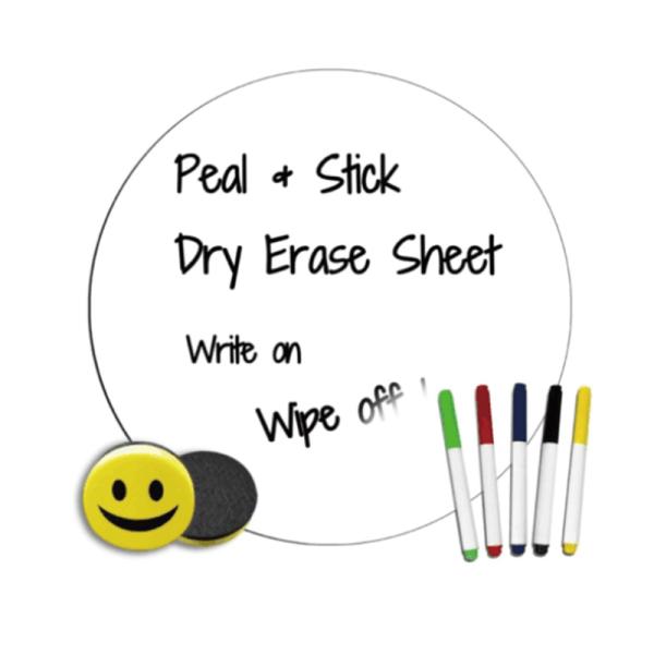 Colorful Magnetic Removable Dry Erase Table Spot