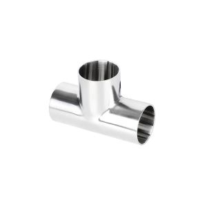 Stainless Steel 3A.Sms.DIN.BPE Mirror Three-Clip Joint - Sanitary Welded End Tee