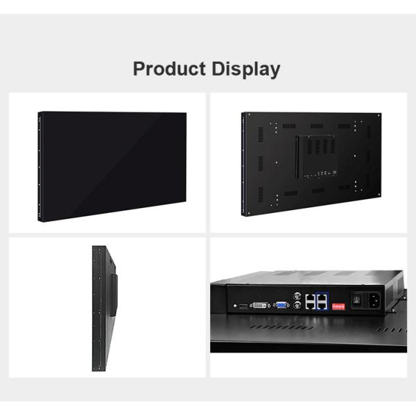 49" LCD Video Wall 60HZ 600mm X 400mm 13.9KG Bezel Less Video Wall