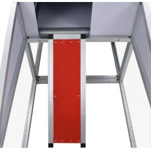 Outdoor 263×74×117cm 48kgs Aluminum Laying Hens Coop