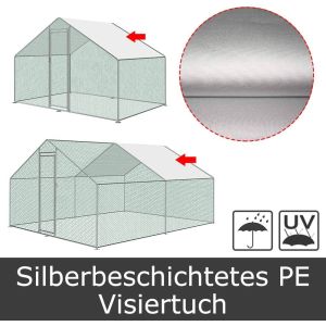 CE Lockable Latch Walk In 4mx3m Chicken Run Kennel