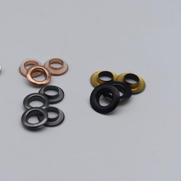 Buy Shiny Metal Finish Garment Buttons Eyelet Spray Painted Metal Grommets at wholesale prices
