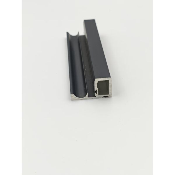 Modern-style aluminum door handle wine cabinet with a durable, eagle-beak-shaped