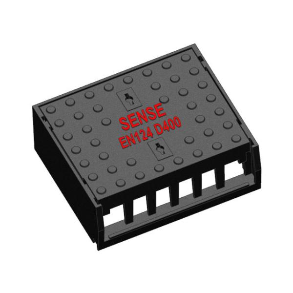 Buy Black Ductile Iron Grating EN GJS500-7 Gully Grating Besideroad at wholesale prices