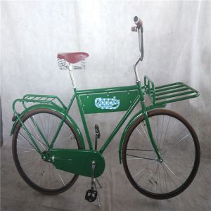 Quality Promote Advertising 28 Inch Green Color Vintage Style Adults Men Retro Bike with Big Flag for sale