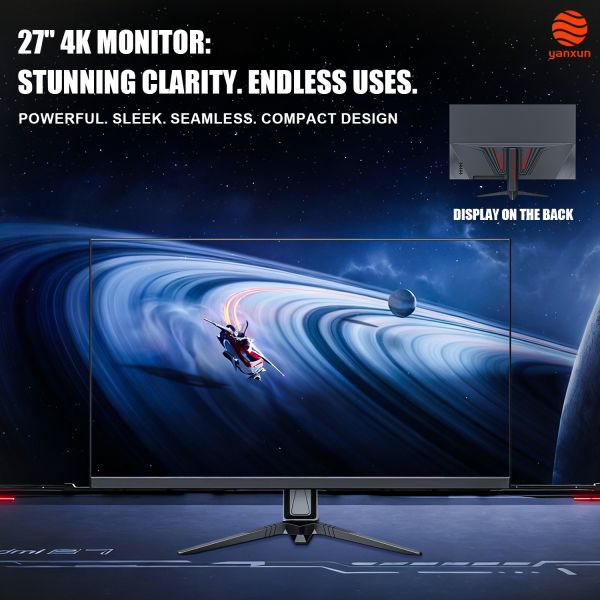 27-Inch Widescreen Gaming Monitor: 2560x1440 1K IPS Panel (178° Wide Viewing Angles), 240Hz High Refresh Rate with Motion Blur Reduction (Smooth