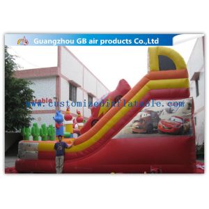 Childrens Outdoor Inflatable Combo Bouncers , Bouncy Castle Slide Play Equipment