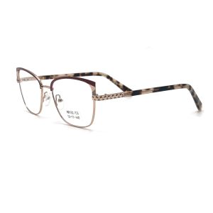 MD132 Unisex Metallic Optical Frames Premium Quality Stainless Steel Material