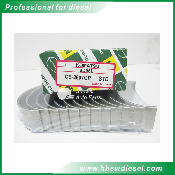 Buy Komatsu S6D95L engine connecting rod bearing CB-2607GP STD, R409H, R890K at wholesale prices