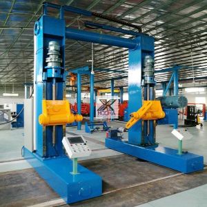 High Efficiency Wire And Cable Machinery / Cable Reeling Machine