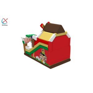 Factory New Design Inflatable Slide Castle Farm Inflatable Dry Slides For Kids