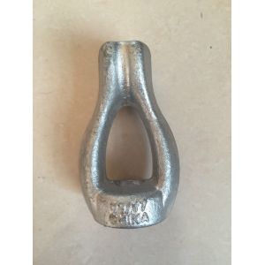 Electric Power Fittings / Transmission Line Fittings Single Thimble Nut