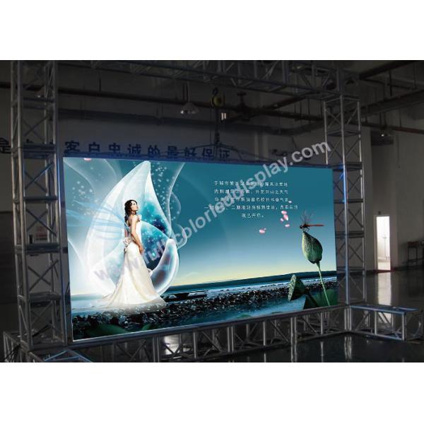 Advertising P7.62 Full color LED display / indoor led screen with VMS Video