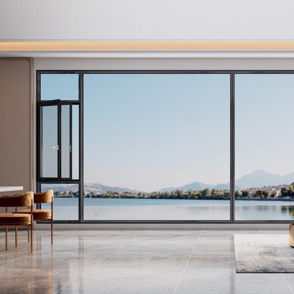 Buy 1.4mm Aluminum Wall Thickness Broken Bridge Windows For In Seamless Welded Design at wholesale prices