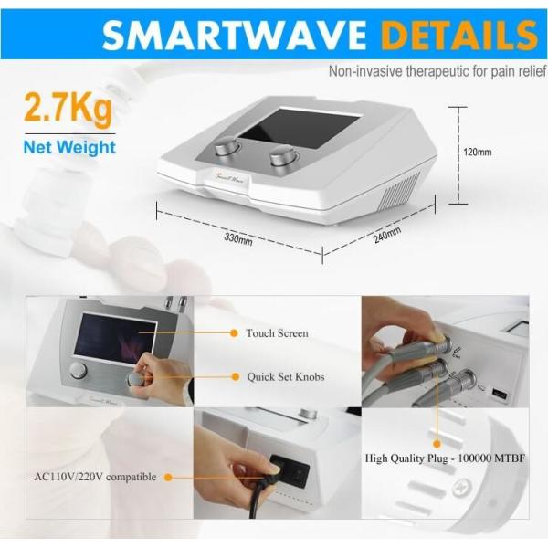 Shock wave therapy equipment pulsed extracorporal shock wave therapy swt shockwave for pain relief