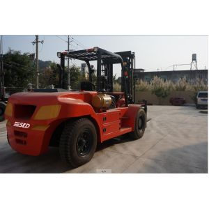 Yuchai ENGINE 3000mm Mast FD120 12 Ton 2.6k Diesel Forklift Lifter