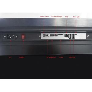 Self Service 1920*1080 43 Inch Freestanding LCD Signage