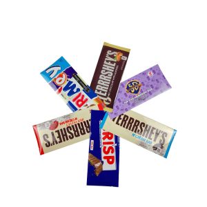 Custom Printed Food Grade Back Side Sealed Sachet Snack Energy Bar Wrapper