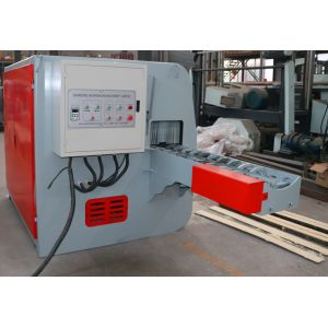 Round log cutting multiple rip saw machine, multi blade circular saw rip saw