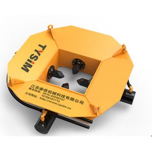 Concrete Pile Cutter , Variable Module Combination Quantity Hydraulic Square Pile Breaker Machine