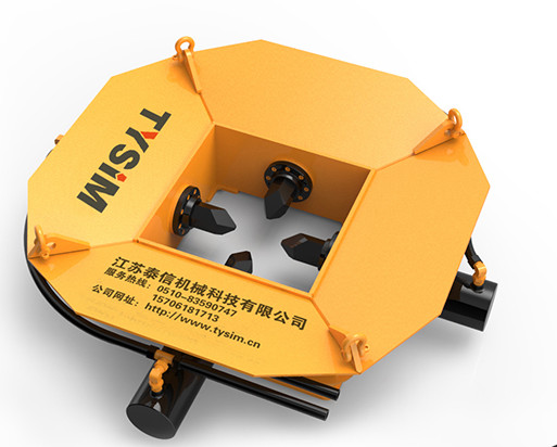 Concrete Pile Cutter , Variable Module Combination Quantity Hydraulic Square