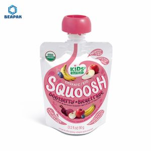 100mm Aluminum Foil Laminated Doypack Custom Spout Pouches