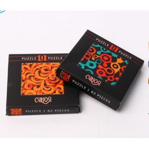 Custom die-cut Printable Paper Cardboard Jigsaw Puzzle Wholesale