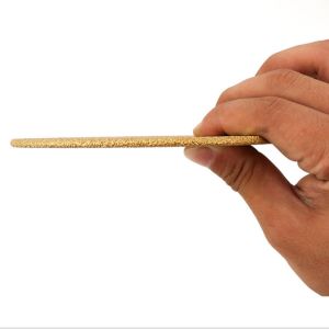 4.92" 125mm Diamond Blade Vacuum Brazed Blade 22.23mm Bore For Stainless Steel