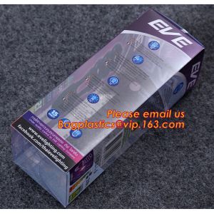 transparent plastic box, High quality custom design logo printing clear plastic